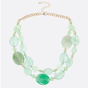 LAST ONE!! Jade and Turquoise Two Strand Necklace